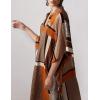 imageBsubseach Women Kaftan Dresses Caftan Loungewear Maxi Dress Swimsuit Cover Up BeachwearGeometric Print 1