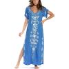 W-blue Embroidery
