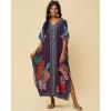 imageBsubseach Kaftan Cover Ups for Swimwear Women Plus Size Caftan Dress Beach Coverup Summer LoungewearPurple