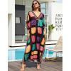 imageBsubseach Kaftan Dresses For Women Petite Plus Size Caftan Swim Cover Up For Women Maxi Beach DressBlack
