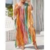 imageBsubseach Kaftan Dresses For Women Petite Plus Size Caftan Swim Cover Up For Women Maxi Beach DressPrint 14