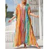 imageBsubseach Kaftan Dresses For Women Petite Plus Size Caftan Swim Cover Up For Women Maxi Beach DressPrint 14