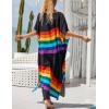 imageBsubseach Kaftan Dresses For Women Petite Plus Size Caftan Swim Cover Up For Women Maxi Beach DressPrint 16