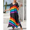 imageBsubseach Kaftan Dresses For Women Petite Plus Size Caftan Swim Cover Up For Women Maxi Beach DressPrint 16