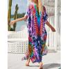 imageBsubseach Kaftan Dresses For Women Petite Plus Size Caftan Swim Cover Up For Women Maxi Beach DressPrint 3