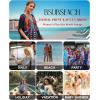 imageBsubseach Kaftan Dresses for Women Butterfly Print Plus Size Batwing Sleeve Caftans Long Bathing Suit Cover UpButterfly