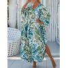 imageBsubseach Kaftan Dresses for Women Plus Size Swimsuit Cover Up V Neck Caftan Beach Dress LoungewearDgreen Camouflage