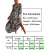 imageBsubseach Kaftan Dresses for Women Plus Size Swimsuit Cover Up V Neck Caftan Beach Dress LoungewearDzebra Stripe