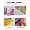 imageBsubseach Kaftan Dresses for Women V Neck Batwing Sleeve Plus Size Caftans Swimwear Coverups Maxi Beach DressesBlue Geometry