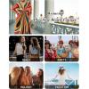 imageBsubseach Kaftan Dresses for Women V Neck Batwing Sleeve Plus Size Caftans Swimwear Coverups Maxi Beach DressesOrange Geometry