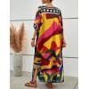 imageBsubseach Women Plus Size Kaftan Dress Swimsuit Cover Up Caftan Maxi Beach Dresses Cover UpsStars