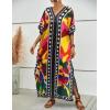 imageBsubseach Women Plus Size Kaftan Dress Swimsuit Cover Up Caftan Maxi Beach Dresses Cover UpsStars