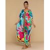 imageBsubseach Caftans for Women Plus Size Swimsuit Cover Ups Long Beach Boho Kaftan Dresses Resort WearBlue