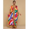 imageBsubseach Caftans for Women Plus Size Swimsuit Cover Ups Long Beach Boho Kaftan Dresses Resort WearKred Yellow