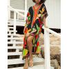 imageBsubseach Kaftan Dresses for Women Plus Size Beach Cover Up Swimsuit Coverup Resort Wear Caftans for WomenBlack