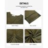 imageBsubseach Kaftan Dresses for Women Satin VNeck Caftans Coverups Long Dress Plus Size Beach Cover UpArmy Green