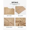imageBsubseach Kaftan Dresses for Women Satin VNeck Caftans Coverups Long Dress Plus Size Beach Cover UpChampagne