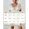 imageBsubseach Women Short Sleeve Crochet Cover Up Hollow Out Swim Coverups Beach Mini DressBlack