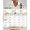 imageBsubseach Womens Swimwear Cover Ups Shirt Dress for Women Button Down Dresses BeachwearWhite