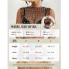 imageBsubseach Sexy Womens Sheer Mesh Pearl Rhinestone Cover Up Top Beach Swimwear Bikini Bathing Suit CoverupsBlack