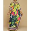 imageBsubseach Womens Caftan Swimsuit Cover Ups for Swimwear Boho Maxi Dress Summer Beach OutfitsYellow