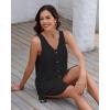 imageBsubseach Swimsuit Coverup for Women V Neck Sleeveless Beach Dresses 2025 Vacation OutfitsBlack