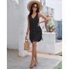 imageBsubseach Swimsuit Coverup for Women V Neck Sleeveless Beach Dresses 2025 Vacation OutfitsBlack