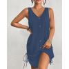 imageBsubseach Swimsuit Coverup for Women V Neck Sleeveless Beach Dresses 2025 Vacation OutfitsHaze Blue