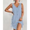 imageBsubseach Swimsuit Coverup for Women V Neck Sleeveless Beach Dresses 2025 Vacation OutfitsLight Blue