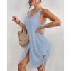 imageBsubseach Swimsuit Coverup for Women V Neck Sleeveless Beach Dresses 2025 Vacation OutfitsLight Blue