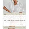 imageBsubseach Women Swimsuit Coverup Shirt Dress Button Down Bathing Suit Cover Up BeachwearNavy Blue