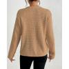 imageBsubseach Womens Cardigan Sweaters 2025 Long Sleeve Open Front Button Down Knit Jackets Fall Cardigans with PocketsKhaki
