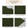 imageBsubseach Lace Kimonos for Women 2025 Swim Cover Up Summer Beach Coverup Open Front Sheer Kimono CardiganGreen