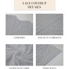 imageBsubseach Lace Kimonos for Women 2025 Swim Cover Up Summer Beach Coverup Open Front Sheer Kimono CardiganGrey