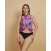 imageBsubseach Women 2025 Beach Sarong Bathing Suit Tie Dye Wrap Skirt Sheer Bikini Swimsuit Cover Ups for SwimwearRose Red