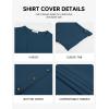 imageBsubseach Swimsuit Coverup for Women Bathing Suit Cover Up Button Down Shirt Beach Dress Vacation OutfitsDark Blue