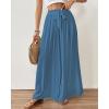 imageBsubseach Wide Leg Pants Woman Flowy Floral Palazzo Pants for Women High Waisted Summer Casual Trousers Cruise OutfitsHazy Blue