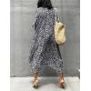 imageBsubseach Stylish Tie Dye Open Front Long Kimono Swimsuit Cover Up for Women Swimwear Cover UpsCleopard