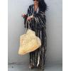 imageBsubseach Stylish Tie Dye Open Front Long Kimono Swimsuit Cover Up for Women Swimwear Cover UpsGblack