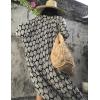 imageBsubseach Stylish Tie Dye Open Front Long Kimono Swimsuit Cover Up for Women Swimwear Cover UpsHblack