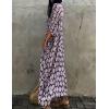 imageBsubseach Stylish Tie Dye Open Front Long Kimono Swimsuit Cover Up for Women Swimwear Cover UpsHpurple Leaf