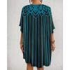 imageBsubseach Womens Kimono Cardigan Open Front Bathing Suit Cover Up Half Sleeve Cardigans Casual Beach TopBlue
