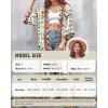 imageBsubseach Womens Kimono Swimsuit Cover Up Summer Beach Coverups 2025 Bathing Suit Casual Loose Cardigans for SwimwearGeometric Print