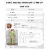 imageBsubseach Womens Kimono Swimsuit Cover Up Summer Beach Coverups 2025 Bathing Suit Casual Loose Cardigans for SwimwearGreen Geometric