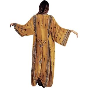 imageBsubseach Womens Kimono Swimsuit Cover Up Summer Beach Coverups 2025 Bathing Suit Casual Loose Cardigans for SwimwearGinger Geometric