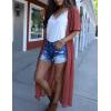 imageBsubseach Beach Coverup Women Bathing Suit Tie Front Long Coverups Lace Kimonos Sexy Swimsuit Resort Wear Vacation EssentialsIrust Red