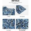 imageBsubseach Kimono Cardigans for Women Swimsuit Cover Up Open Front 34 Sleeve Long Kimono Beach Cover UpBlue