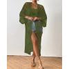 imageBsubseach Kimonos for Women Lace Sexy Swimsuit Cover Ups Open Front Beach Robe Summer CardiganDarmy Green