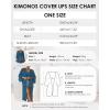 imageBsubseach Kimonos for Women Lace Sexy Swimsuit Cover Ups Open Front Beach Robe Summer CardiganDdark Blue