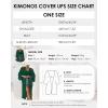 imageBsubseach Kimonos for Women Lace Sexy Swimsuit Cover Ups Open Front Beach Robe Summer CardiganDdark Green